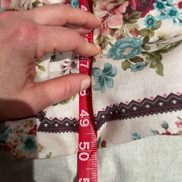 Anthropologie The Somerset Puff-Sleeve Maxi Dress . Size M - Picture 15 of 16